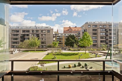 Balkong eller utsiktsbild