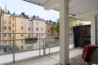 Balkong eller utsiktsbild