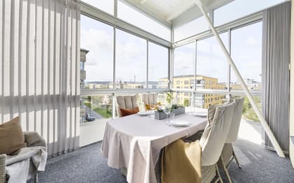 Balkong eller utsiktsbild