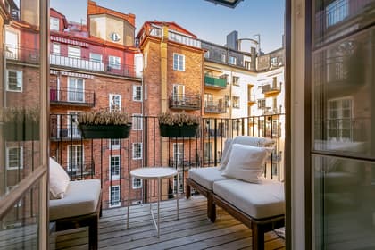 Balkong eller utsiktsbild