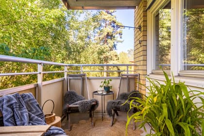 Balkong eller utsiktsbild