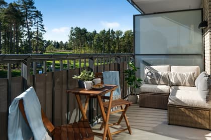 Balkong eller utsiktsbild