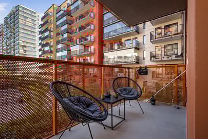 Balkong eller utsiktsbild