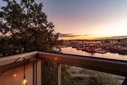 Balkong eller utsiktsbild