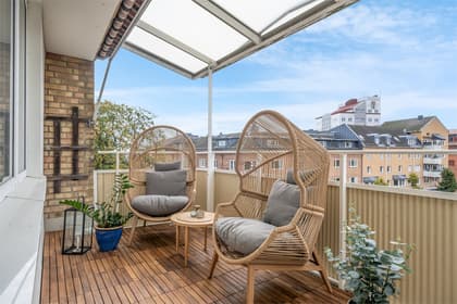 Balkong eller utsiktsbild