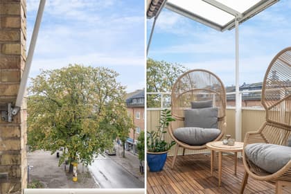 Balkong eller utsiktsbild