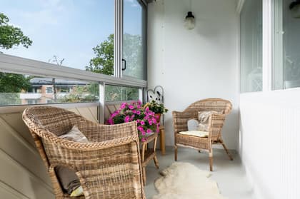 Balkong eller utsiktsbild