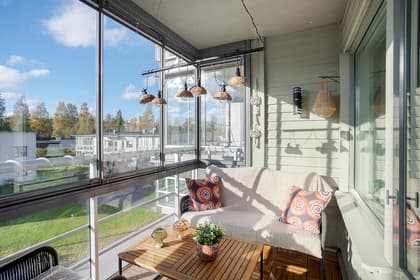 Balkong eller utsiktsbild