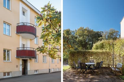 Balkong eller utsiktsbild