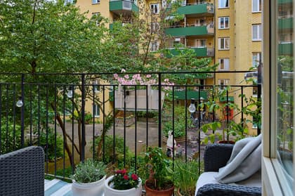 Balkong eller utsiktsbild