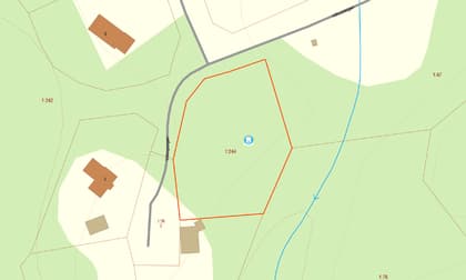 Illustrerad karta över fastigheten eller området