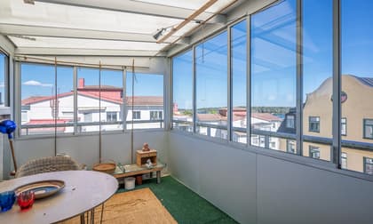 Balkong eller utsiktsbild