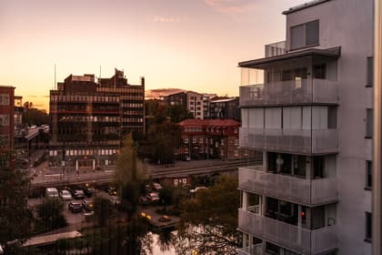 Balkong eller utsiktsbild