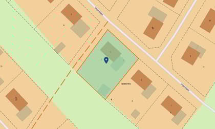 Illustrerad karta över fastigheten eller området