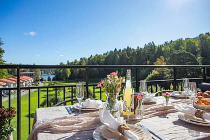 Balkong eller utsiktsbild