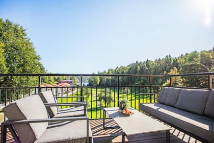 Balkong eller utsiktsbild