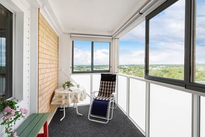 Balkong eller utsiktsbild