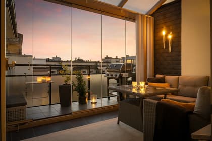 Balkong eller utsiktsbild