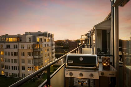 Balkong eller utsiktsbild