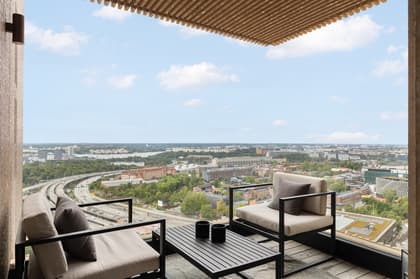 Balkong eller utsiktsbild