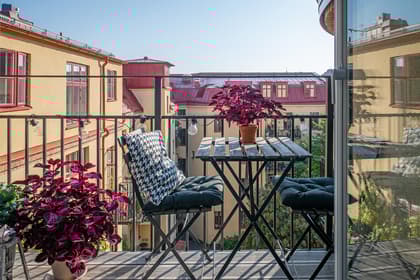 Balkong eller utsiktsbild