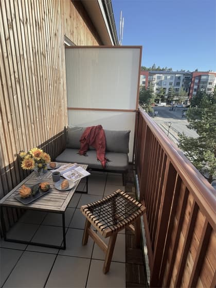 Balkong eller utsiktsbild