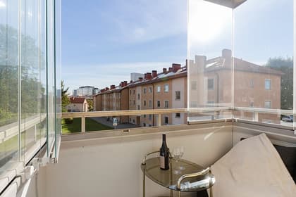 Balkong eller utsiktsbild