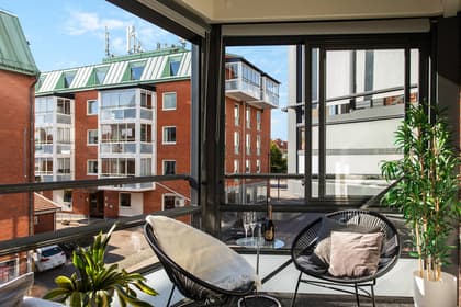 Balkong eller utsiktsbild