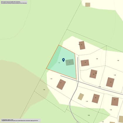 Illustrerad karta över fastigheten eller området