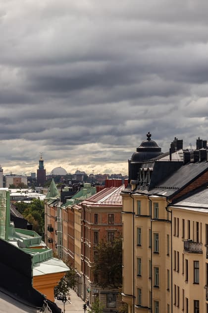 Balkong eller utsiktsbild