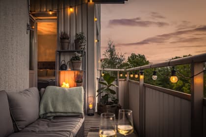 Balkong eller utsiktsbild