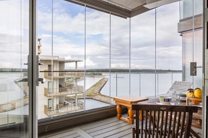 Balkong eller utsiktsbild