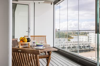 Balkong eller utsiktsbild