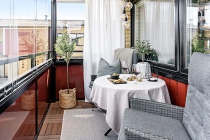 Balkong eller utsiktsbild