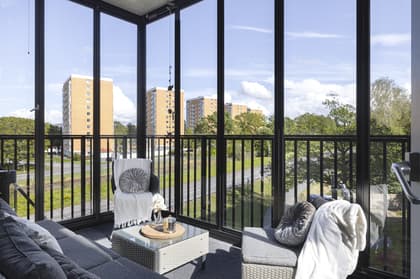 Balkong eller utsiktsbild