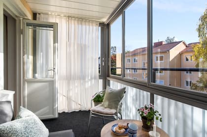 Balkong eller utsiktsbild