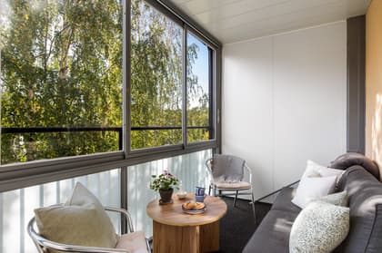 Balkong eller utsiktsbild