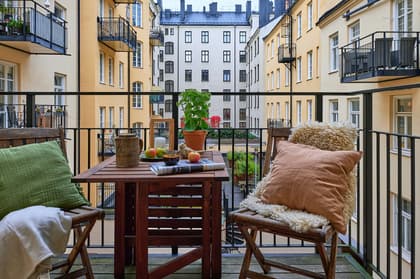 Balkong eller utsiktsbild