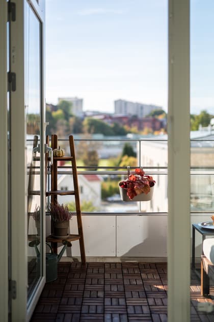 Balkong eller utsiktsbild