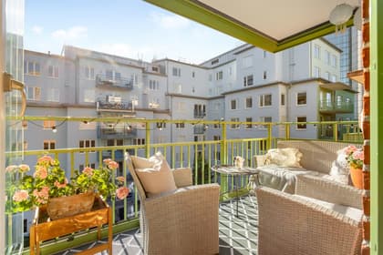 Balkong eller utsiktsbild