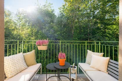 Balkong eller utsiktsbild