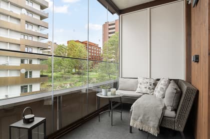 Balkong eller utsiktsbild