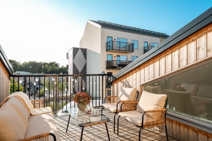 Balkong eller utsiktsbild