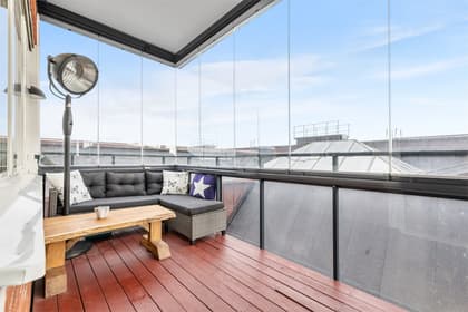 Balkong eller utsiktsbild