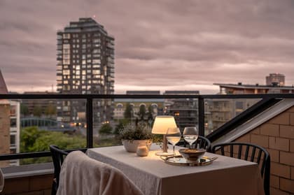 Balkong eller utsiktsbild