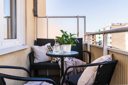 Balkong eller utsiktsbild