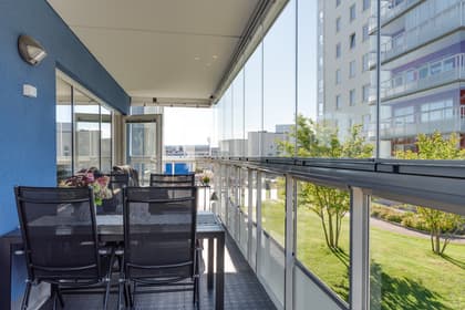 Balkong eller utsiktsbild