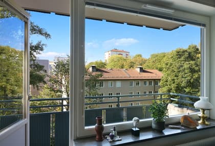 Balkong eller utsiktsbild