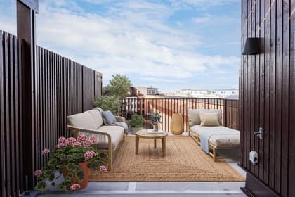 Balkong eller utsiktsbild