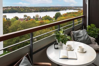 Balkong eller utsiktsbild